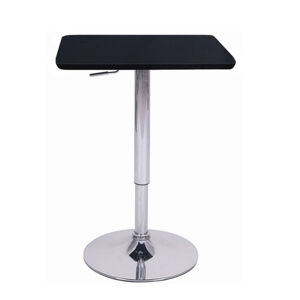 Magasság állítható bárasztal, fekete, 57x87-110 cm, FLORIAN